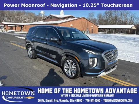 Blue 2021 Hyundai Palisade Limited for sale in Waverly, OH