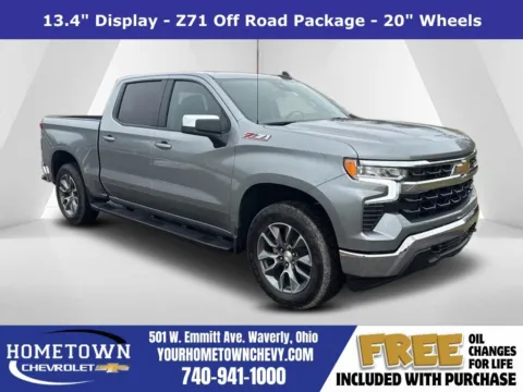 Gray 2026 Chevrolet Silverado 1500 LT for sale in Waverly, OH