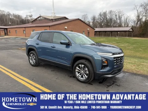 Blue 2026 Chevrolet Equinox LT for sale in Waverly, OH