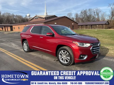 Red 2019 Chevrolet Traverse High Country for sale in Waverly, OH