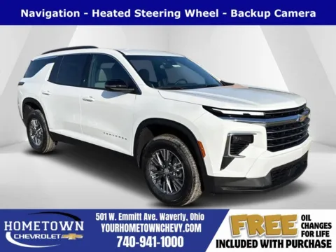 White 2026 Chevrolet Traverse LT for sale in Waverly, OH