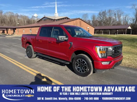 Red 2021 Ford F-150 XLT for sale in Waverly, OH