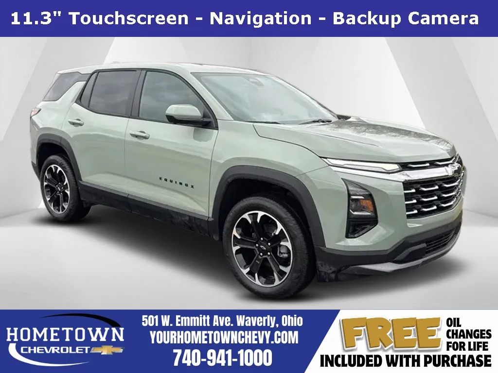 Green 2026 Chevrolet Equinox LT for sale in Waverly, OH