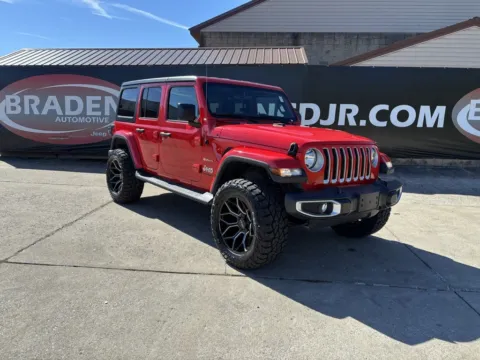 Red 2022 Jeep Wrangler Unlimited Sahara for sale in Waverly, OH