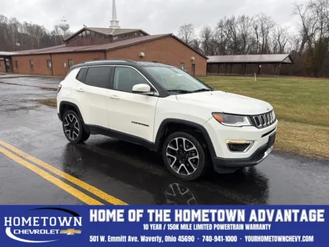 White 2020 Jeep Compass Limited for sale in Waverly, OH