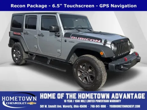 Silver 2017 Jeep Wrangler Unlimited Rubicon Recon for sale in Waverly, OH