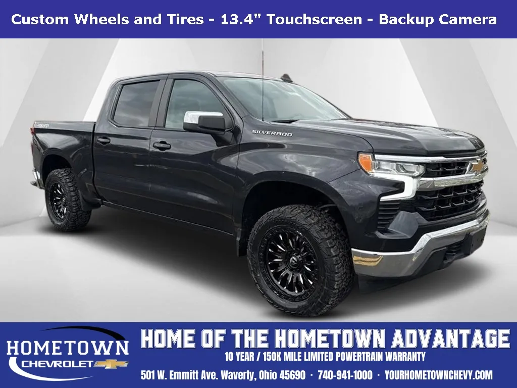 Gray 2023 Chevrolet Silverado 1500 LT for sale in Waverly, OH