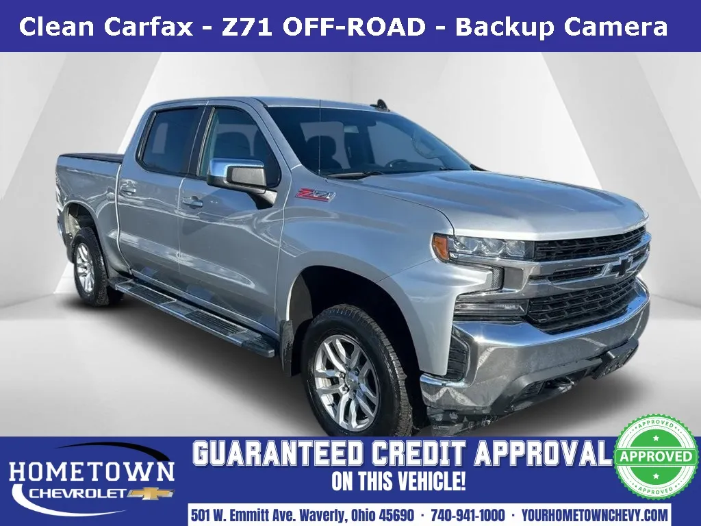 Silver 2020 Chevrolet Silverado 1500 LT for sale in Waverly, OH
