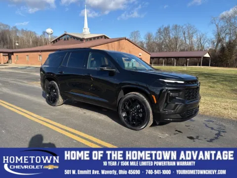 Black 2026 Chevrolet Traverse RS for sale in Waverly, OH