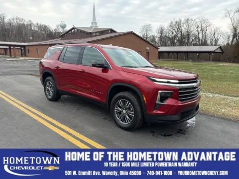 Red 2026 Chevrolet Traverse LT for sale in Waverly, OH