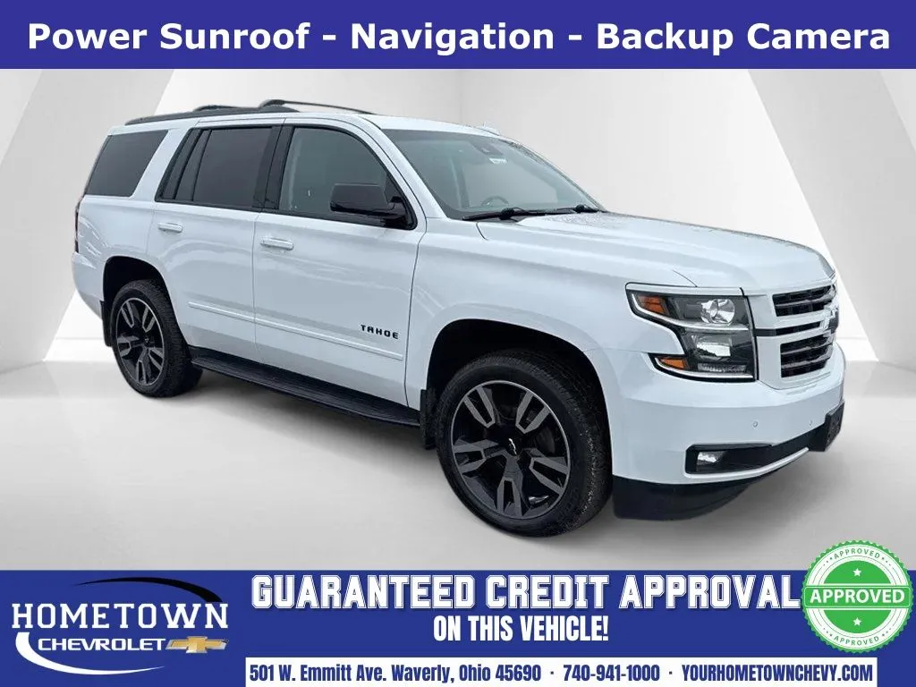 White 2019 Chevrolet Tahoe Premier for sale in Waverly, OH