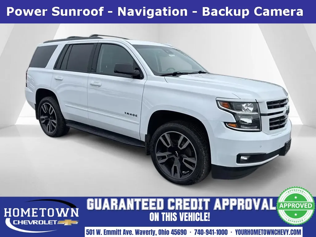 White 2019 Chevrolet Tahoe Premier for sale in Waverly, OH