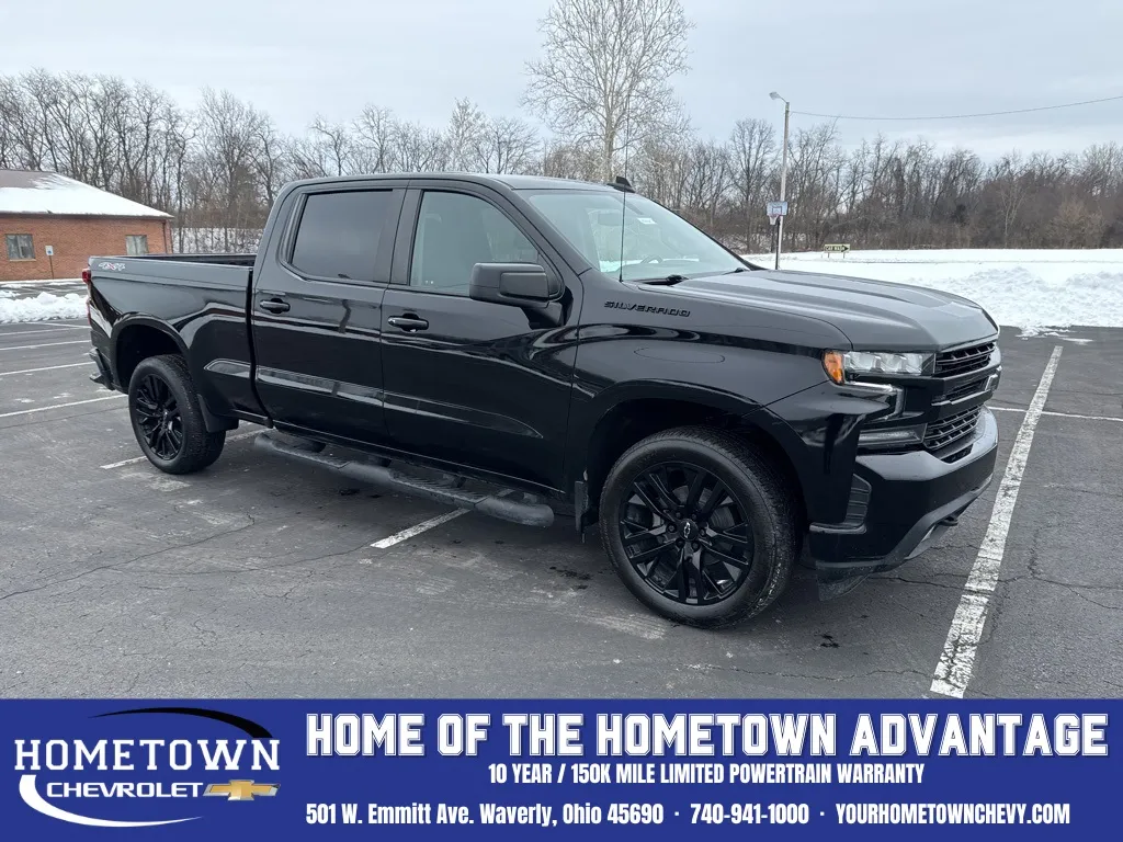Black 2021 Chevrolet Silverado 1500 RST for sale in Waverly, OH