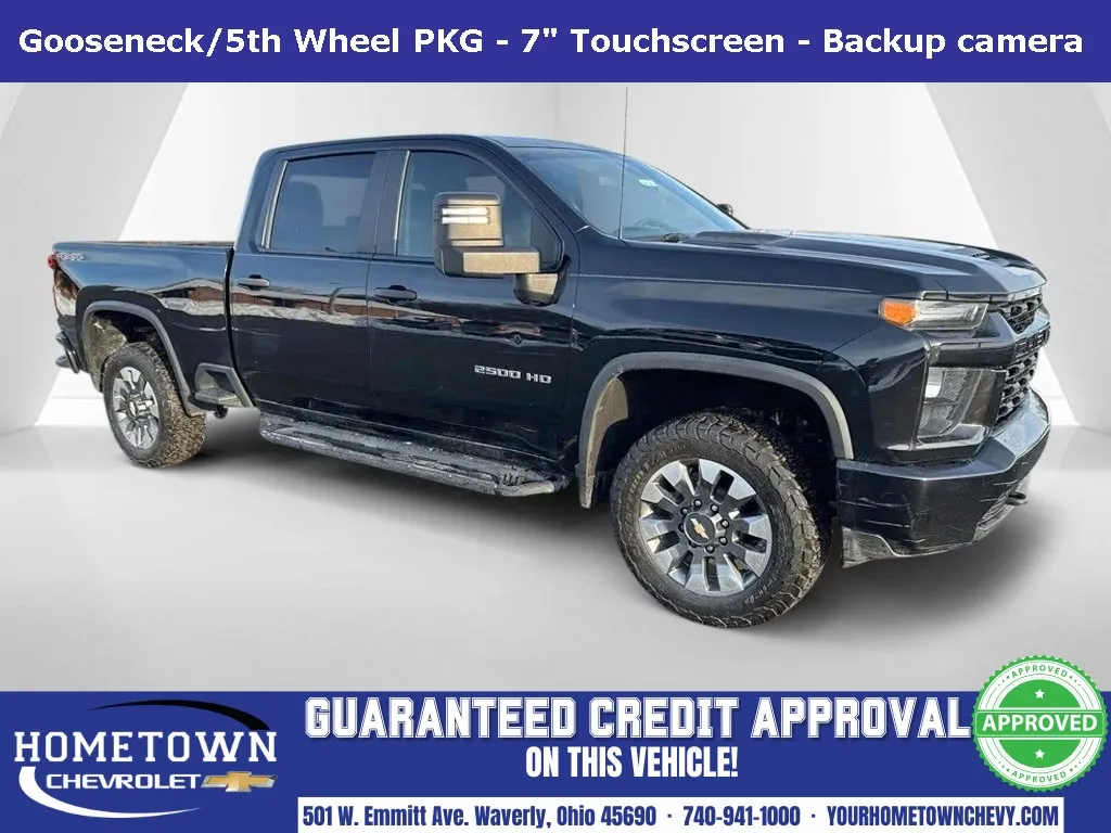 Black 2022 Chevrolet Silverado 2500HD Custom for sale in Waverly, OH