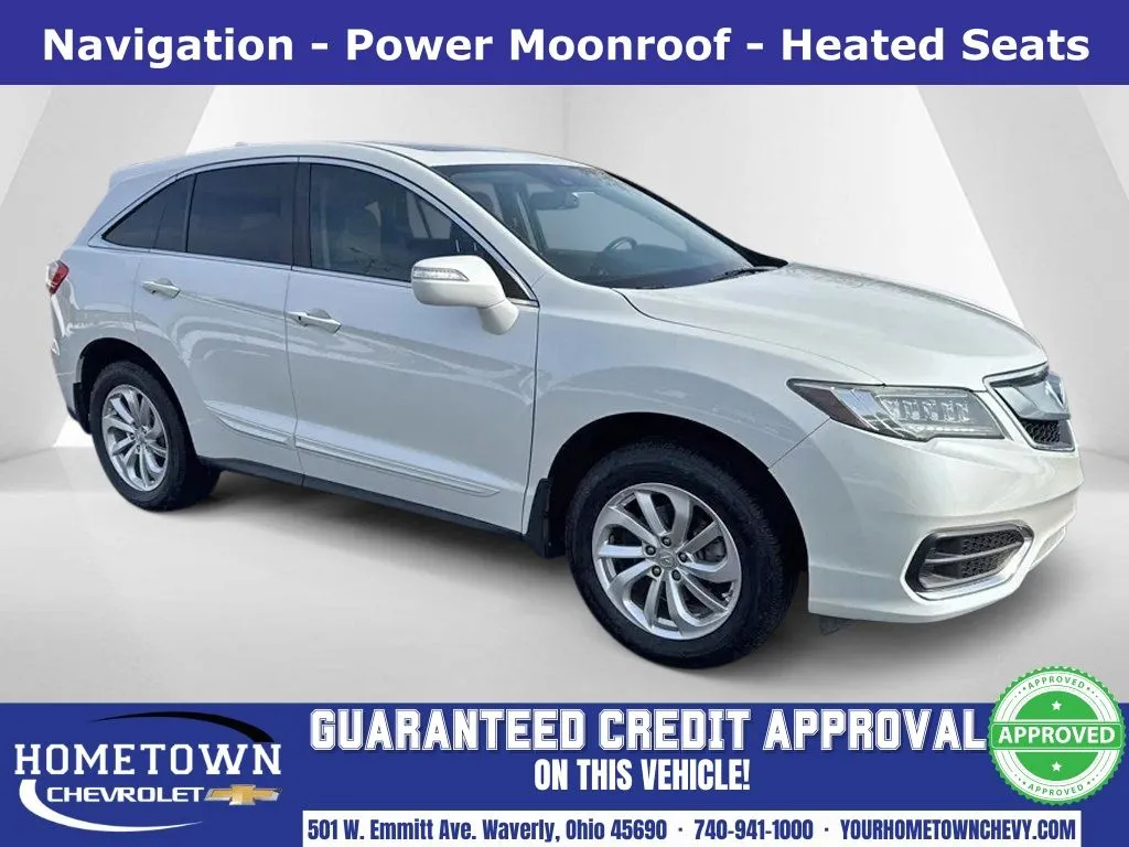 White 2016 Acura RDX for sale in Waverly, OH