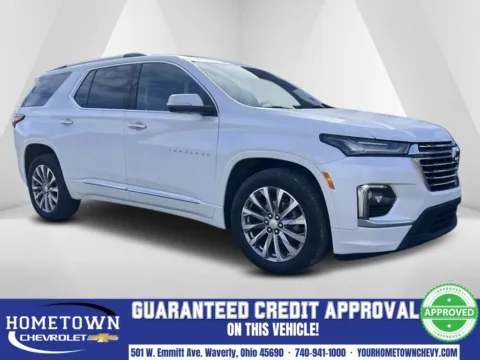 Blue 2022 Chevrolet Traverse Premier for sale in Waverly, OH