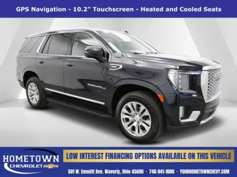 Blue 2021 GMC Yukon Denali for sale in Waverly, OH
