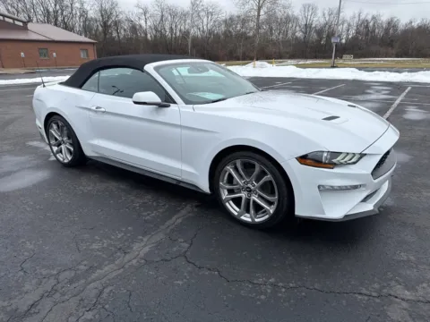 White 2022 Ford Mustang EcoBoost Premium for sale in Waverly, OH