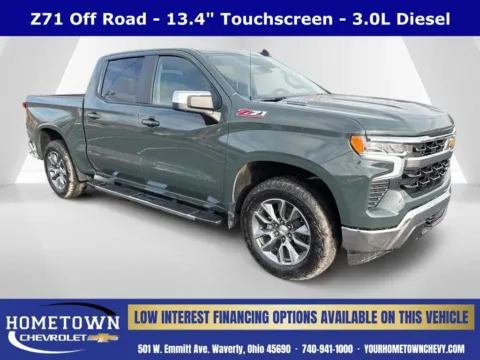 Gray 2026 Chevrolet Silverado 1500 LT for sale in Waverly, OH