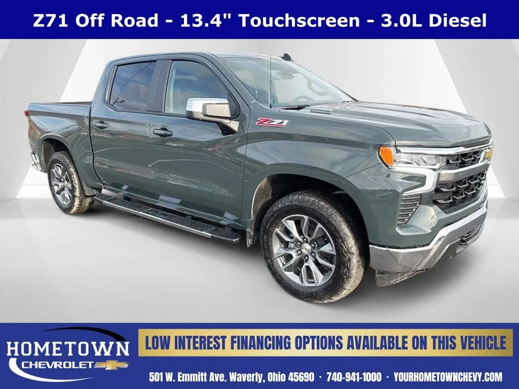 Gray 2026 Chevrolet Silverado 1500 LT for sale in Waverly, OH