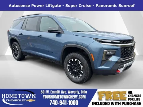 Blue 2026 Chevrolet Traverse Z71 for sale in Waverly, OH