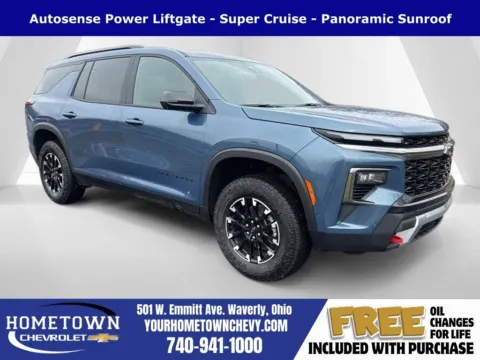 Blue 2026 Chevrolet Traverse Z71 for sale in Waverly, OH