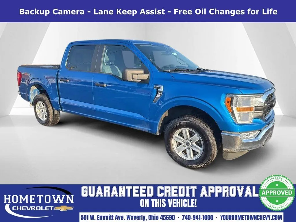Blue 2021 Ford F-150 XLT for sale in Waverly, OH