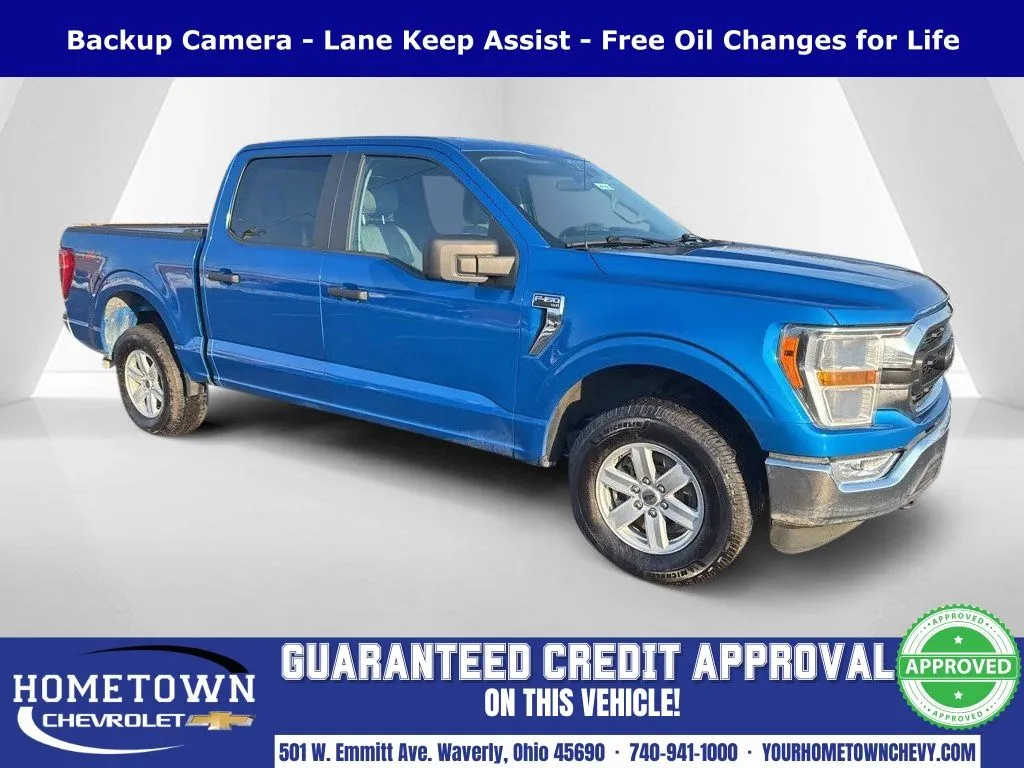 Blue 2021 Ford F-150 XLT for sale in Waverly, OH