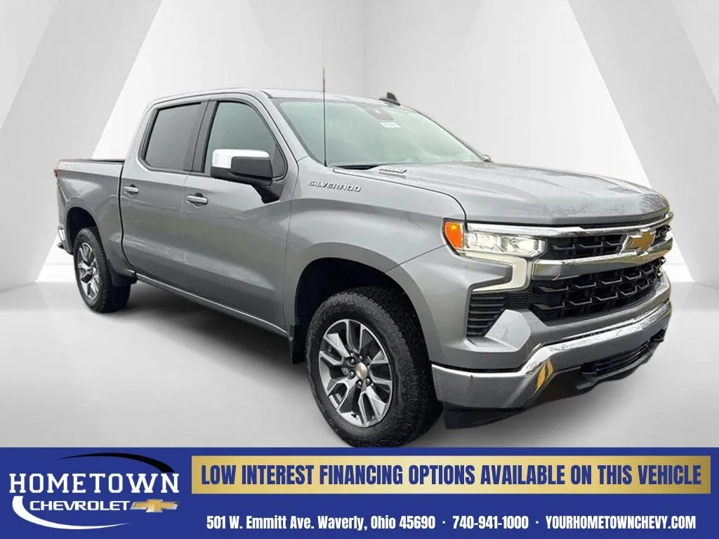 Gray 2026 Chevrolet Silverado 1500 LT for sale in Waverly, OH