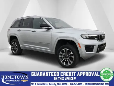 Silver 2022 Jeep Grand Cherokee Overland for sale in Waverly, OH