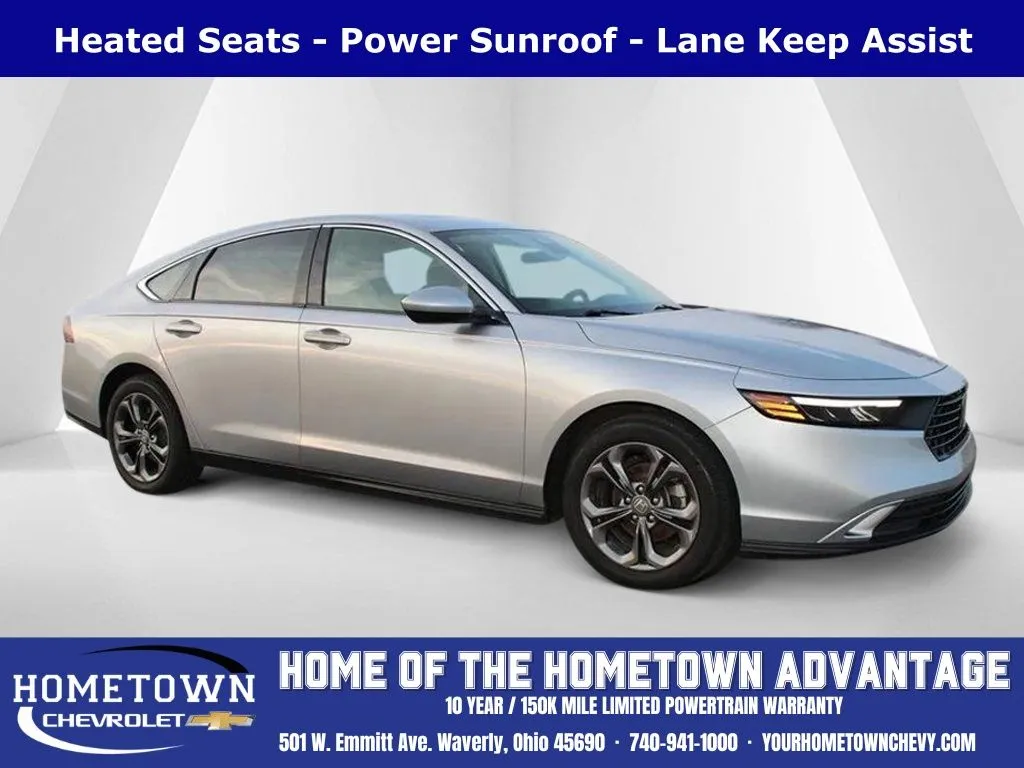 Silver 2023 Honda Accord EX for sale in Waverly, OH