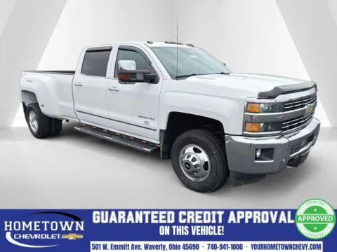 White 2015 Chevrolet Silverado 3500HD LTZ for sale in Waverly, OH