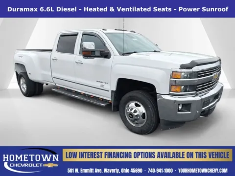 White 2015 Chevrolet Silverado 3500HD LTZ for sale in Waverly, OH