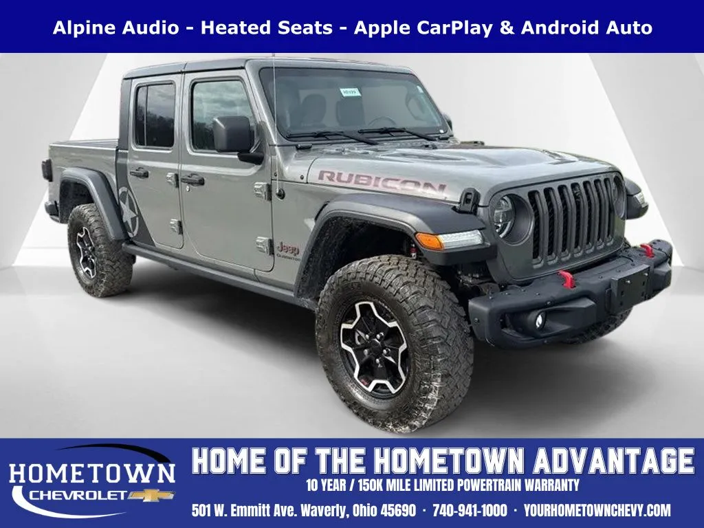 Gray 2021 Jeep Gladiator Rubicon for sale in Waverly, OH