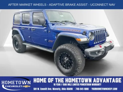 Blue 2019 Jeep Wrangler Unlimited Rubicon for sale in Waverly, OH