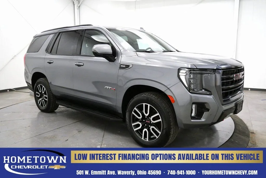 Gray 2022 GMC Yukon AT4 for sale in Waverly, OH