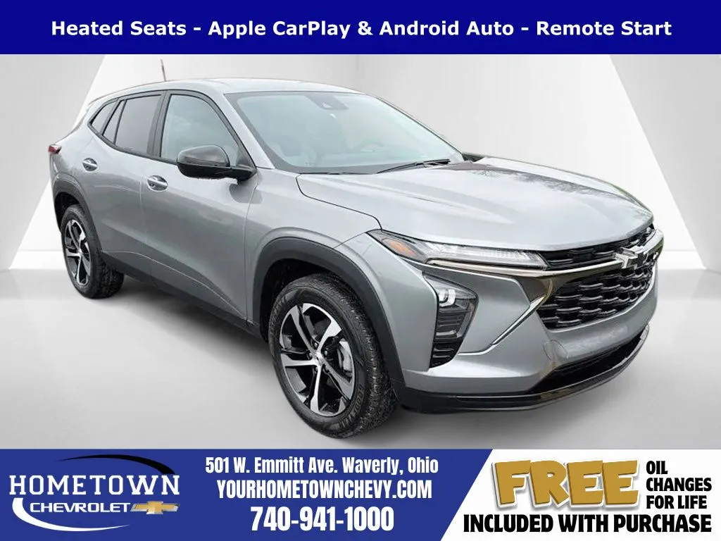 Gray 2026 Chevrolet Trax 1RS for sale in Waverly, OH