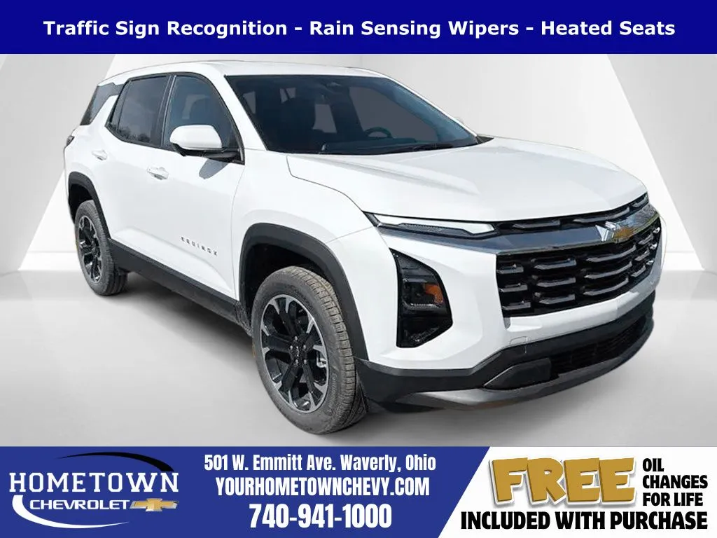 White 2026 Chevrolet Equinox LT for sale in Waverly, OH