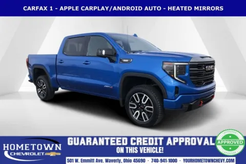 Blue 2022 GMC Sierra 1500 AT4 for sale in Waverly, OH