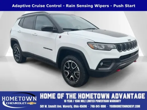 White 2024 Jeep Compass Trailhawk for sale in Waverly, OH