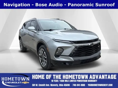 Gray 2025 Chevrolet Blazer RS for sale in Waverly, OH