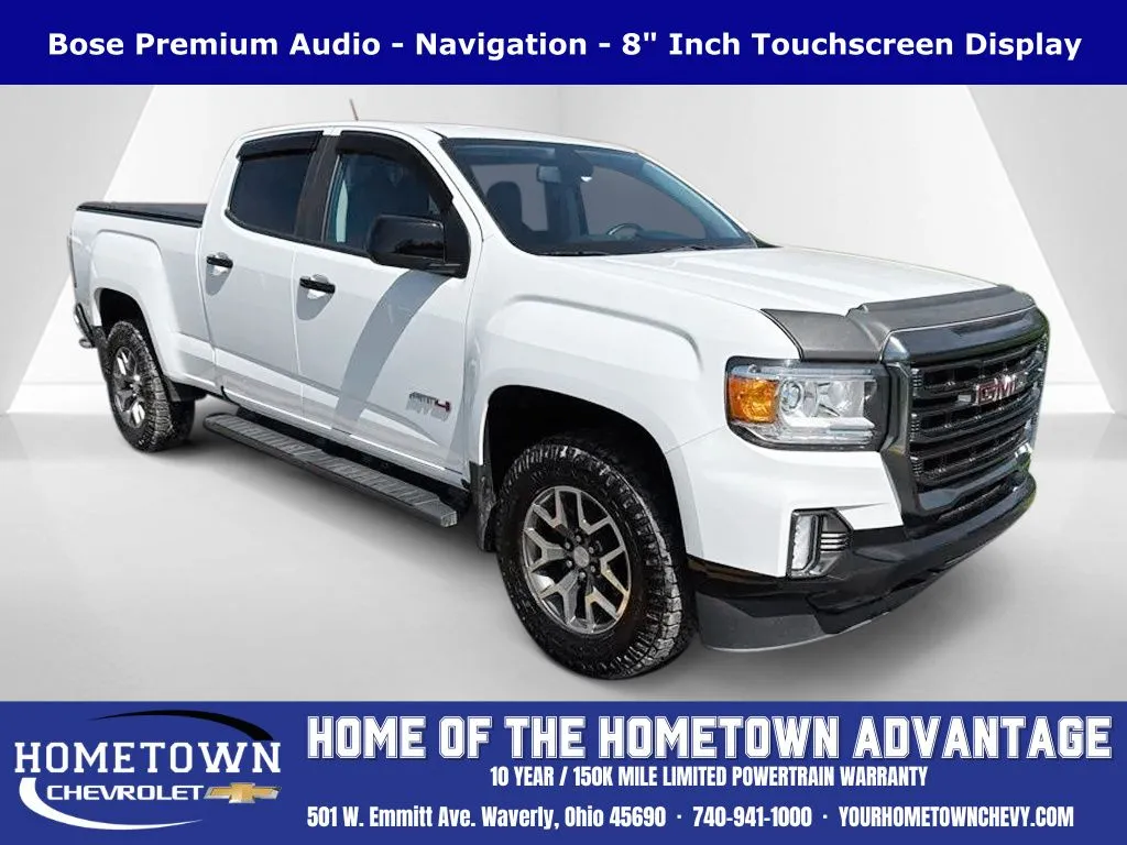 White 2022 GMC Canyon AT4 w/Cloth for sale in Waverly, OH