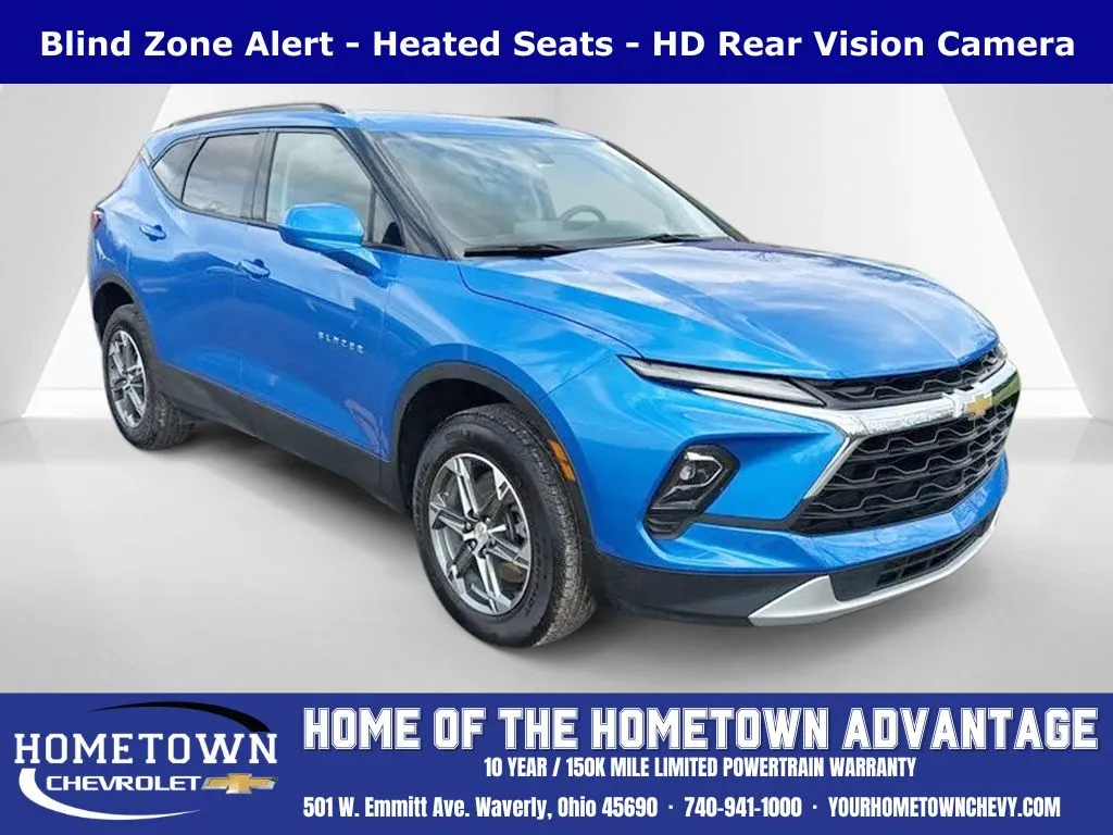 Blue 2024 Chevrolet Blazer LT for sale in Waverly, OH