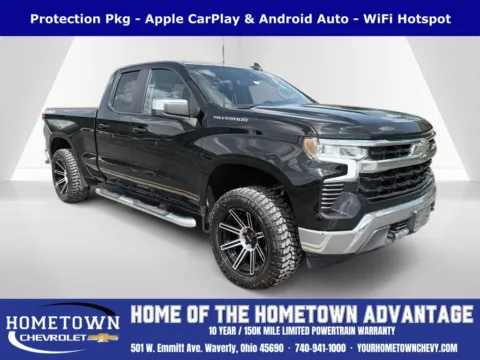 Black 2023 Chevrolet Silverado 1500 LT for sale in Waverly, OH