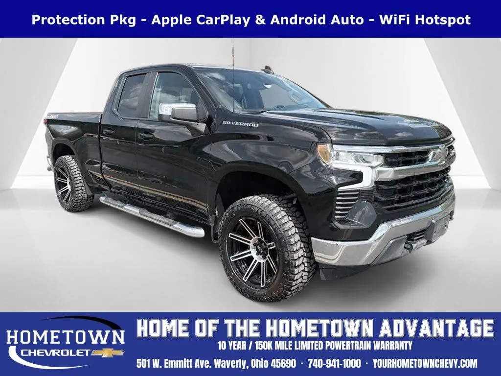 Black 2023 Chevrolet Silverado 1500 LT for sale in Waverly, OH
