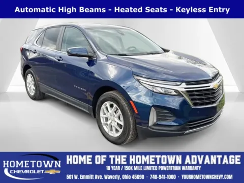 Blue 2023 Chevrolet Equinox LT for sale in Waverly, OH