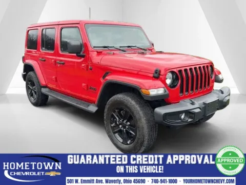 Red 2021 Jeep Wrangler Unlimited Sahara Altitude for sale in Waverly, OH