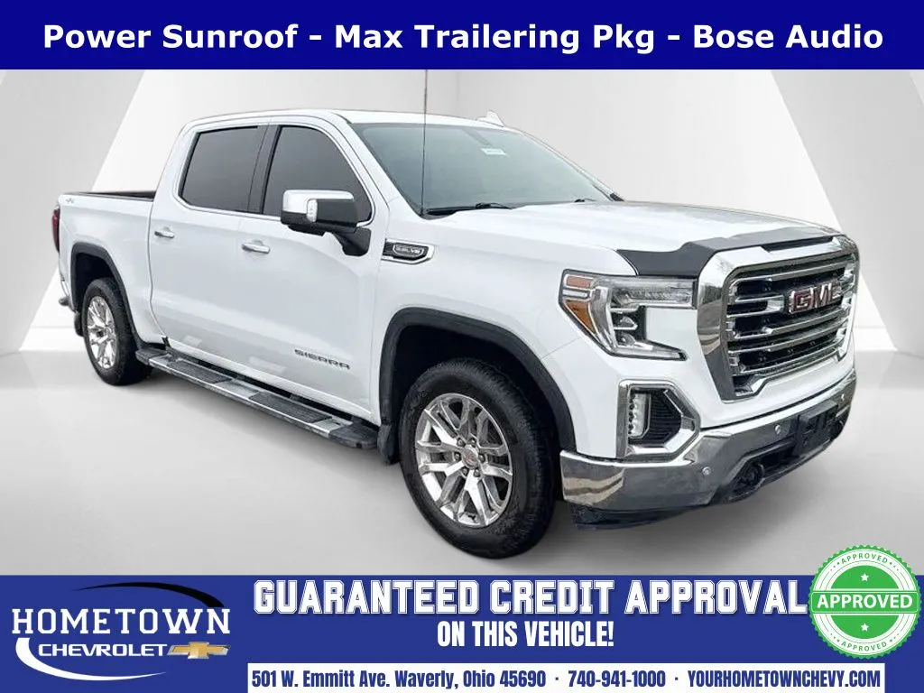 White 2019 GMC Sierra 1500 SLT for sale in Waverly, OH