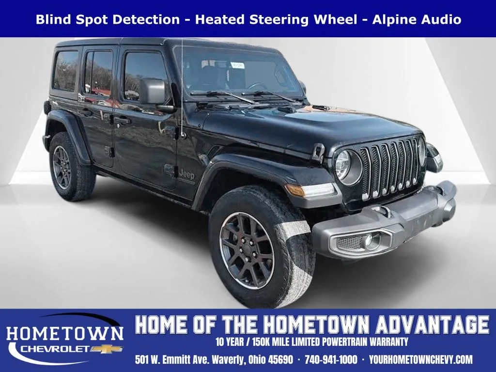 Black 2021 Jeep Wrangler Unlimited Sport S for sale in Waverly, OH