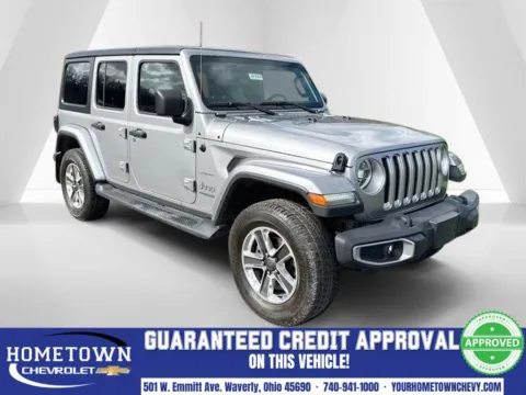 Silver 2018 Jeep Wrangler Unlimited Sahara for sale in Waverly, OH